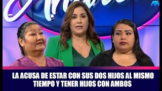 La acusa de estar con sus dos hijos al mismo tiempo y tener hijos con ambos