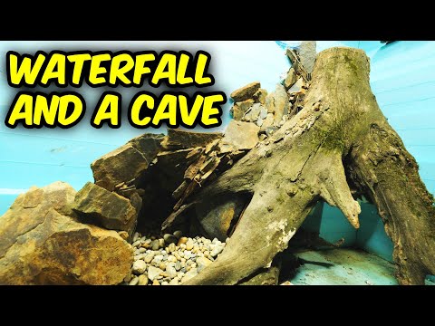 Will the WATER FLOW? Testing out the WATERFALL that ends in a CAVE