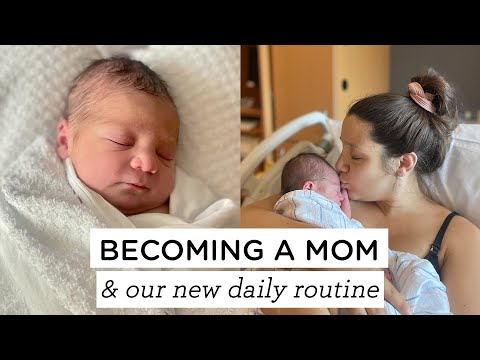 My Thoughts on BECOMING A MOM! + our daily routine