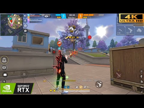 FREE FIRE CS RANK  GAMEPLAY 99% HEADSHOT RTX 5090 RATE 4k 60FPS [ captain gamer ]