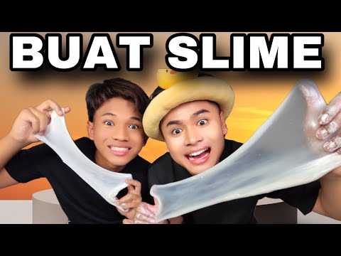BUAT SLIME DENGAN ILHAM 🪄!!!| 2 BAHAN JE WEY😱