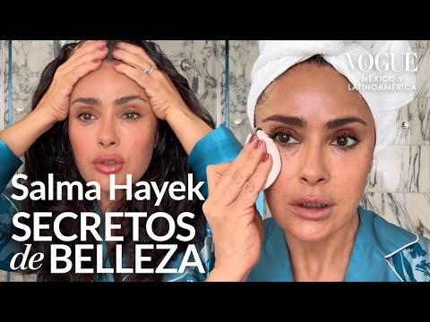 Salma Hayek revela sus secretos de belleza para pieles maduras  | Beauty Secrets | Vogue México