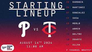 DSL Phillies vs DSL Twins 8/14/2026