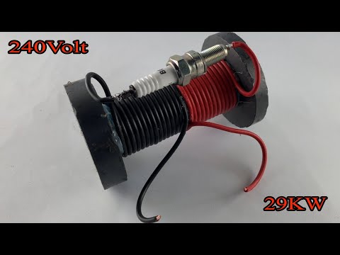 Top 10 Amazing AC 240v Free Energy Generator 29KW Self Running With Big Magnet & Copper Coil