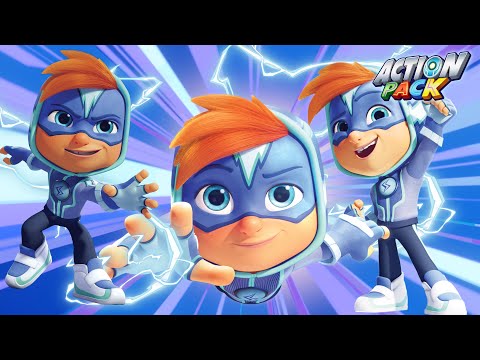 Watts' Best Action Pack Moments⚡ |  NEW! | Action Pack | Adventure Cartoon for Kids