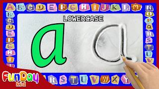 How to Write Lowercase Letters a to z | Learn Writing ABC for Preschool Toddlers & Kids | @FunDayKid
