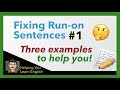 Fixing Run-on Sentences: Breaking Them Down