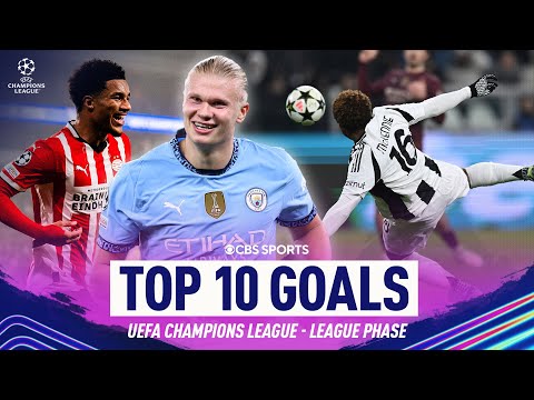 Haaland ACROBATICS, Tillman BANGER, & MORE 🤯 | Champions League Top 10 Goals of the League Phase