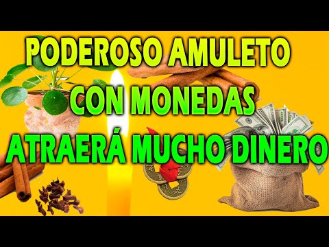 PODEROSO AMULETO CON MONEDAS ATRAERÁ MUCHO DINERO