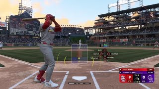MLB The Show 25 Cardinal vs Rockies