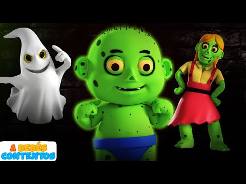 Cabeza, Hombro, Rodillas y Dedos de los Pies con Zombies | Canciones Infantiles