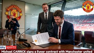 🚨 EXCLUSIVE! MICHAEL CARRICK SIGNS 5-YEAR DEAL WITH MANCHESTER UNITED ALLEGEDLY AFTER INCREDIBLE RUN