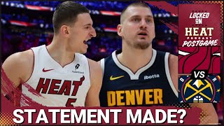 STATEMENT GAME?: Miami Heat ROUT Nuggets After Nikola Jokic Injury—Does This WIN REALLY COUNT?