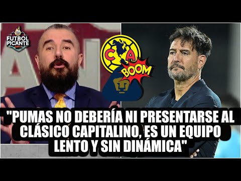 La única forma de que PUMAS gane al AMÉRICA es con ERROR ARBITRAL: Álvaro SENTENCIÓ | Futbol Picante