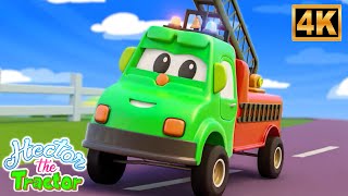 Hector Il Trenino - Le Ruote sul Camion dei Pompieri 🚒 | Canzoni per Bambini