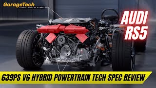 Audi RS5 Goes Hybrid! Inside the New V6 Twin-Turbo Powertrain, engine, transmission, battery, emotor