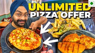 Best Delhi Food Offers & Unlimited Pizza Vlog | Najafgarh Food Offer