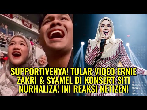 Supportivenya! Tular Video Ernie Zakri & Syamel Di Konsert Siti Nurhaliza! Ini Reaksi Netizen!