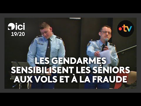 Vols et fraudes : la gendarmerie sensibilise les séniors