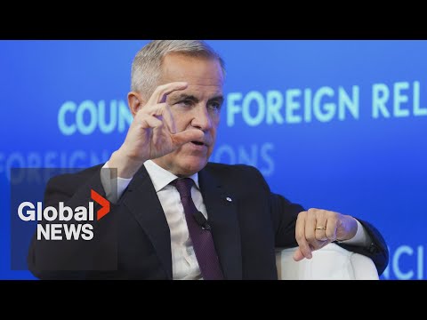 YouTube video thumbnail: Gaza Crisis Made it "Necessary" for Canada to Recognize Palestinian Statehood: Carney