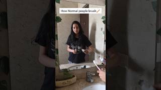 How u brush?🤣😂 #relatable #funnycomedy