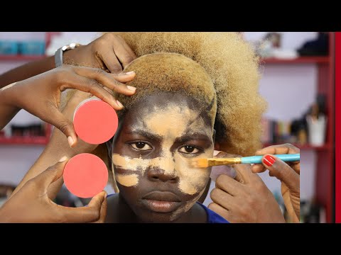 OMG😱 BRIDAL MAKEUP ⬆️ TRANSFORMATION  👆100M VIEWS VIDEO  ⬆️ UNBELIEVABLE ⬆️😱 DARK SKIN  MAKEUP 😱