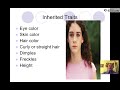 Inherited Traits and Learned Behaviors