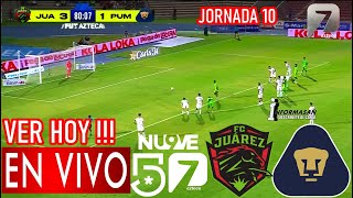 🔴En Vivo Pumas vs Juárez Donde Ver, Partido Hoy Juega JUAREZ VS PUMAS JORNADA 10 LIGA MX