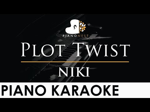 NIKI – Plot Twist – Piano Karaoke Instrumental Cover with Lyrics
