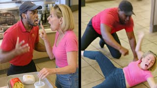 KAREN Messes With The WRONG Employee.. (INSTANT KARMA)