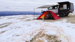 BRUTAL!!  Surviving Insane Winter Storm while Camping in Tiny Tent