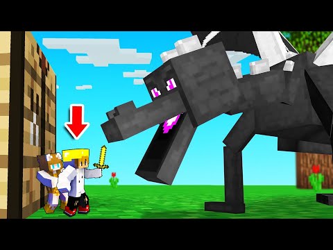 DEFEAT The ENDER DRAGON But I Am TINY! Minecraft (Tagalog)