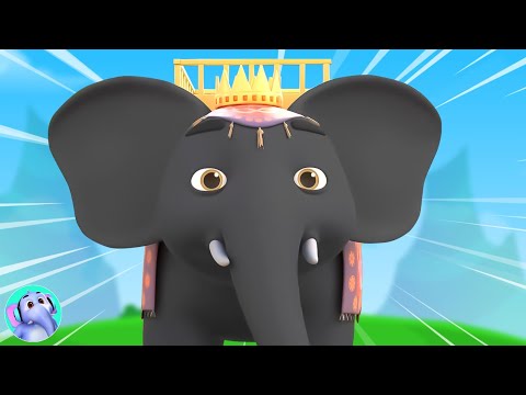 हाथी राजा, Hathi Raja in Black, Ek Mota Hathi + best Kids Rhymes and Nursery Poem