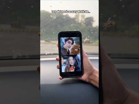 Long distance is so scary what if she… #alfesh #youtubeshorts