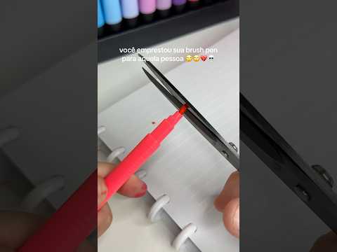 affsss 🙄💅🏻 #brushpen #brush #lettering #brushlettering #papelaria #materialescolar2025 #titulos