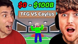I BEAT CAYLUS! | Roblox Steal a Brainrot $0 - $100B