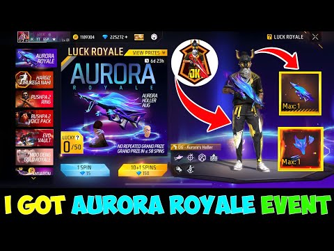 AURORA ROYALE EVENT FREE FIRE🥳 || FREE FIRE ROYALE EVENT💫 || LUCKY ROYALE EVENT FREE FIRE#jkgamingyt