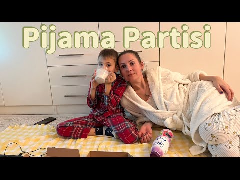 Pijama partisi yaptık!🤍Berkay’ın ısrar sonucu minik bir parti yapmak zorunda kaldık💗💗💗