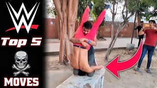 WWE Top 5 Dangerous Moves Ever 💥 | Beast Twins Brothers