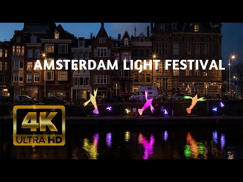 &#127775; Amsterdam Light Festival 2023/2024 &quot;Loading...&quot; &#127775; 4K HDR
