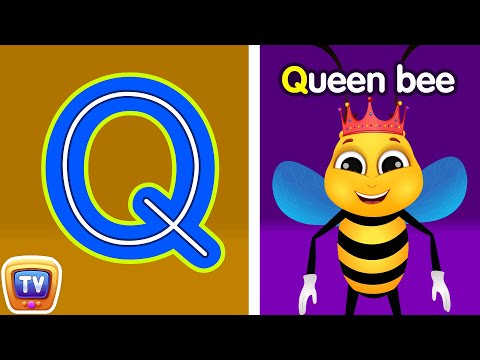 Tracing Uppercase and Lowercase Letters - Letter Qq and Letter Rr - ChuChuTV Toddler Learning Videos