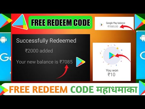 Free Redeem Code | Free Google Play Redeem code | How To Get  Redeem Code | Free Redeem Code