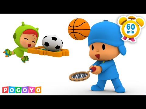 ⚽️ SPORTS FOR KIDS: Great Shot! 🎾 | Pocoyo English - Complete Episodes | Cartoons for Kids