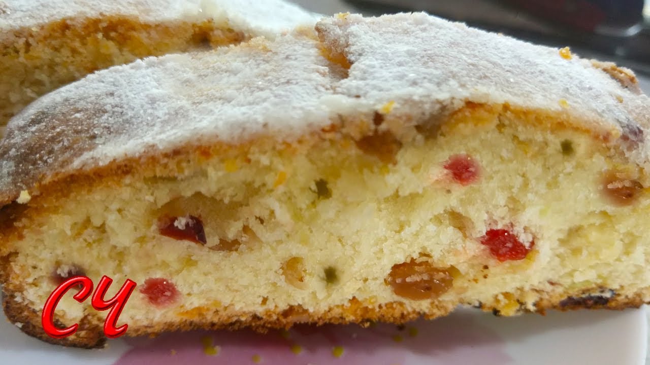 Рождественский Творожный Штоллен/Quarkstollen. /Christmas Cottage Cheese