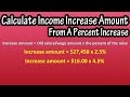 Calculating Salary Increases and Raises