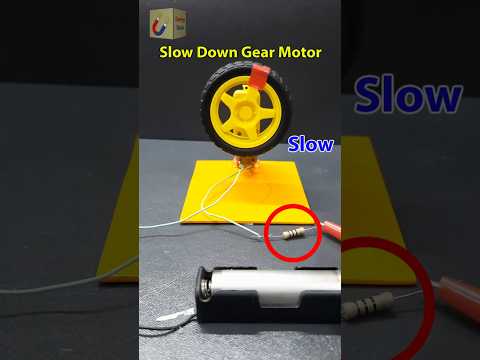 Easy Ways to Slow Down a Gear DC Motor – Step-by-Step Guide! #shorts #shortsfeed