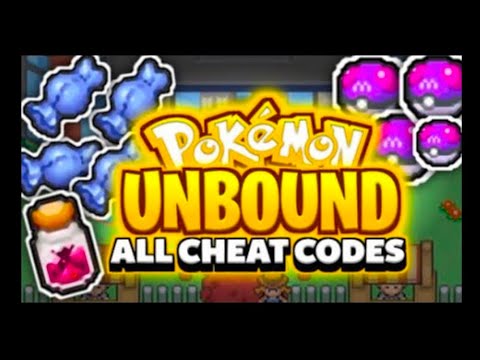 Pokemon Unbound Cheat Codes How Use Them - 08/2021