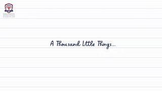 A Thousand Little Things | Special Tribute for Teachers' Day