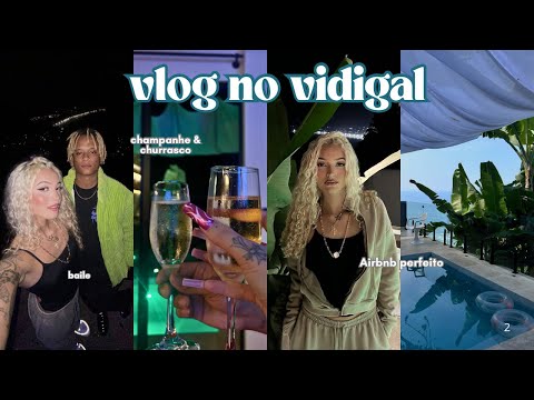 VLOG: FIM DE SEMANA NO VIDIGAL, AIRBNB PERFEITO, ROLÉ A NOITE E RECEITAS