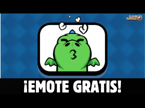 ¡EMOTE GRATIS! COMO TENER el EMOTE OCULTO del BABY DRAGON KISS GRATIS | CLASH ROYALE TEMPORADA 72